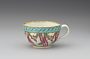 Six tea cups (part of a service), Worcester factory (British, 1751–2008), Soft-paste porcelain, British, Worcester