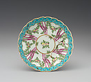 Six saucers (part of a service), Worcester factory (British, 1751–2008), Soft-paste porcelain, British, Worcester