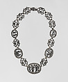 Necklace (part of a set), Cast iron, German