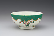 Slop bowl (part of a service), Worcester factory (British, 1751–2008), Soft-paste porcelain, British, Worcester