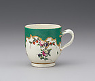 Cup (part of a service), Worcester factory (British, 1751–2008), Soft-paste porcelain, British, Worcester