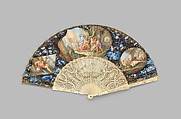 Fan, Paper and ivory, possibly Dutch