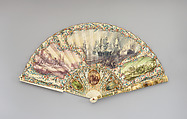 Fan, Skin and ivory, possibly Dutch
