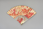 Fan, Paper, ivory, and tortoiseshell, Dutch
