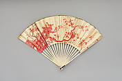 Fan, Paper, ivory, and tortoiseshell, Dutch