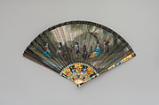 Fan, Ivory, paper, tortoiseshell, Dutch