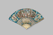 Fan, Paper, ivory, and mother-of-pearl, Dutch