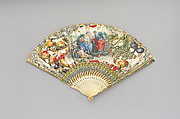 Fan, Paper and ivory, Dutch