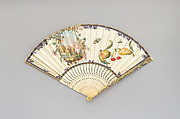 Fan, Paper and ivory, Dutch
