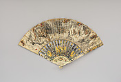 Fan, Chicken skin, ivory., Flemish