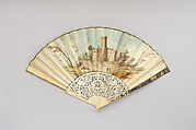 Fan, Skin, ivory, French or Italian