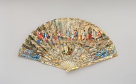 Fan, Paper, ivory, French or Italian