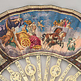 Fan, Ivory, mother-of-pearl, parchment, paint, Italian