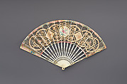 Fan, Paper, paint, ivory, net, German