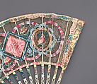 Fan, Paper, paint, ivory, net, German