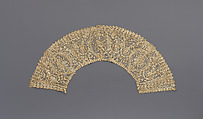 Fan, Mother-of-pearl, gold, silver, ivory, diamonds and lace, Belgian, Brussels with French sticks