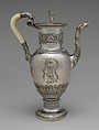 Coffeepot (part of a service), Marc Jacquart (active by 1797, recorded 1829), Silver, mother-of-pearl, French, Paris