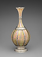 Flask, Andreas Joseph Rath (Austrian, 1681/82–1763), Silver, mother-of-pearl, Mounts: Austrian, Vienna; Shell: Indian, Gujarat