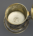 Coin Tankard, Daniel Männlich der Ältere (German, Obersdorf 1625–1701 Berlin), Silver, partially gilded, inset with silver coins, German, Berlin
