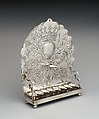 Hanukkah Lamp, Johannes van der Lely (Dutch, Leeuwarden 1674–1750), Silver, Dutch, Leeuwarden