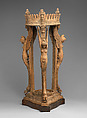 Tripod table stand (Athénienne), Joseph Chinard (French, Lyon 1756–1813 Lyon), Terracotta, French