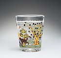 Tumbler, Glass, probably German