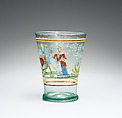 Beaker, Glass, German, Franconia