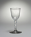 Wineglass, David Wolff Dutch, Glass, Dutch, The Hague