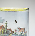 Beaker, August Viertel, Glass, German with possibly Dresden or Austrian, Vienna decoration