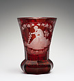 Beaker, Glass, Bohemian