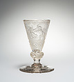 Wineglass, Glass, German, Silesia