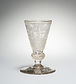 Wineglass, Glass, German, Silesia