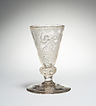 Wineglass, Glass, German, Silesia