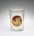 Beaker, Johann Joseph Mildner (Austrian, 1764–1808), Glass, Austrian, Gutenbrunn