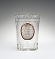 Beaker, Johann Joseph Mildner (Austrian, 1764–1808), Glass, Austrian, Gutenbrunn