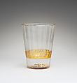 Beaker, Zwischengold glass, Bohemian