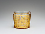 Beaker, Zwischengold glass, Bohemian