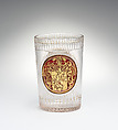 Beaker, Johann Joseph Mildner (Austrian, 1764–1808), Glass, Austrian, Gutenbrunn