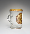 Mug, Johann Joseph Mildner (Austrian, 1764–1808), Glass, Austrian, Gutenbrunn