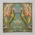 Chalice veil, Silk and silver thread, Italian
