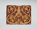 Apparel, Silk and metal thread on velvet, Spanish