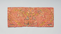 Apparel, Silk and metal thread on velvet, Spanish