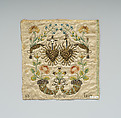 Chalice Veil (?), Silk and metal thread, German
