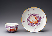 Cup and saucer, Fürstenberg Porcelain Manufactory German, Hard-paste porcelain, German, Fürstenberg