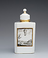Tea caddy with cover, Höchst Manufactory (German, 1746–1796), Hard-paste porcelain, German, Höchst