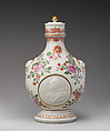 Pilgrim bottle with cover, Vienna, Hard-paste porcelain, Austrian, Vienna
