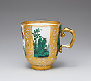 Cup with the Arms of Poland/Saxony and Naples/Sicily, Meissen Manufactory (German, 1710–present), Hard-paste porcelain, German, Meissen