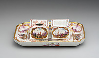 Pounce (part of an inkstand), Meissen Manufactory (German, 1710–present), Hard-paste porcelain, German, Meissen
