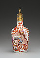Bottle, Vienna, Hard-paste porcelain, silver gilt, Austrian, Vienna and German, Breslau (Wrocław)
