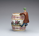 Tankard, Vienna, Hard-paste porcelain, Austrian, Vienna